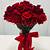 valentine gift red roses