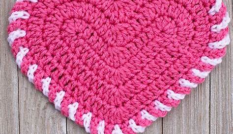 Valentine Heart Crochet Dishcloth 10 Dish Cloth Free Knitting Patterns
