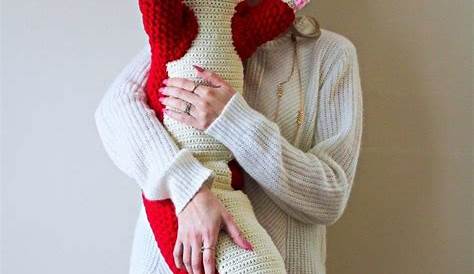 Valentine Kitty Pillow Free Crochet Pattern Amigurumi +tutorial