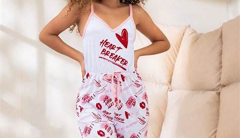 Buy Pink Love Hearts Cotton Pyjamas from the Next UK online shop