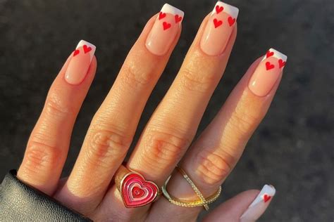 Red Valentine Heart Nail Art Decals ubicaciondepersonas.cdmx.gob.mx