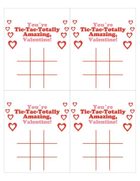 BLISSFUL ROOTS Valentine TicTacToe (Printable)