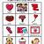 valentine word list for kindergarten