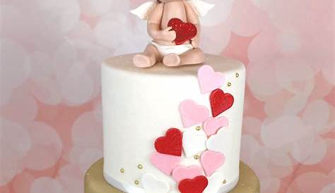 Valentine's Day Baby Shower Cake