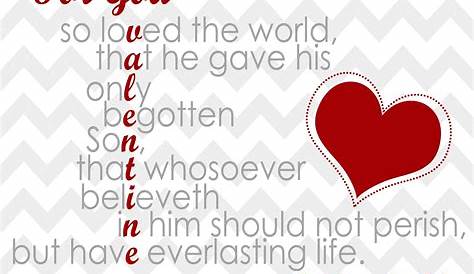 14 Printable Bible Verse Cards for Kids on Valentine's Day Live Well