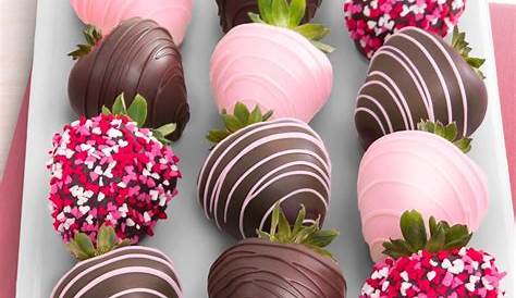Valentine's Day Chocolate Covered Strawberries Pinterest Valentine’s Berries Valentine Valentines