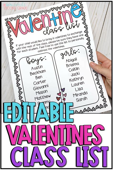 Free Downloadable Valentine's Day Class Party Checklist