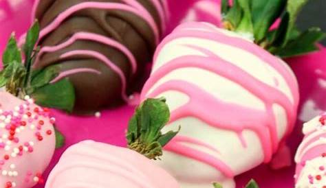 Valentine's Day Dipped Strawberries Chocolate Covered Eat Luxuries