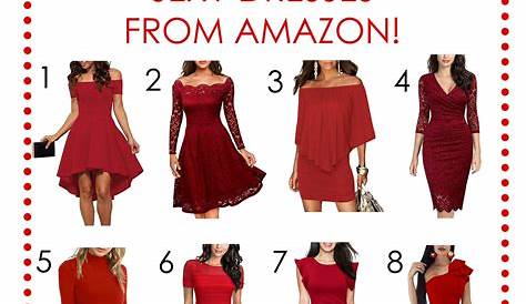 Valentine's Day Dresses from Amazon Valentines day dresses, Red