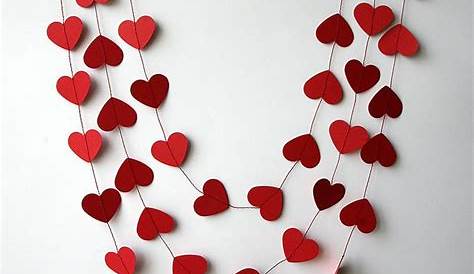 Valentine's Day Heart Paper Garland 2 Tutorials! The Gracious Wife