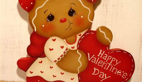 Valentine's Day Gingerbread Decor With Love & Confection Valentine House By With