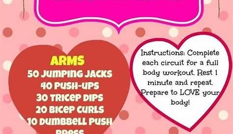 Valentine's Day Gym Activities Love Your Body Exercise It Happy Valentine’s !!!
