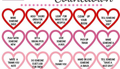 24Day Valentine’s Kindness Countdown & Free Printable! I Spy Fabulous