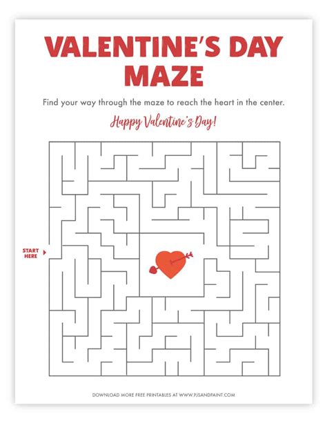 DIY Pokemon inspired Valentine's Day Maze Card FREE Printable PDF