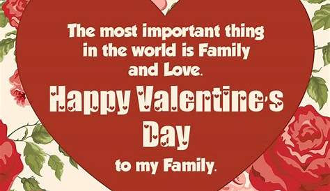 Valentine's Day Message For Family And Friends 75 Valentine 's Quotes s