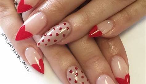 Valentine's Day Nails Stiletto Simple This Nail