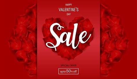 Happy valentines day special offer design Vector Image