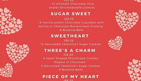 Valentines Day Gift List Printable A Day In Candiland