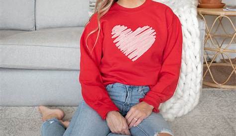 Mezee Mezee Love Off Shoulder Sweatshirt Cute Oversized Sweater for