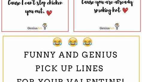 Valentine's Day Pick Up Lines Funny Cute Valentines Ideas Pintere…