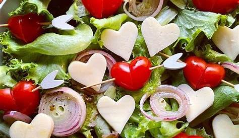 Valentine's Day Salad Decoration I Heart Blessed Beyond Crazy