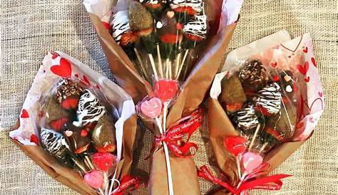 Valentine's Day Strawberry Bouquet Chocolate Covered Strawberries 1 Pinterest