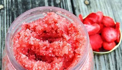 Valentine's Day Strawberry Sugar Scrub DIY Recipe Diary Of A Working