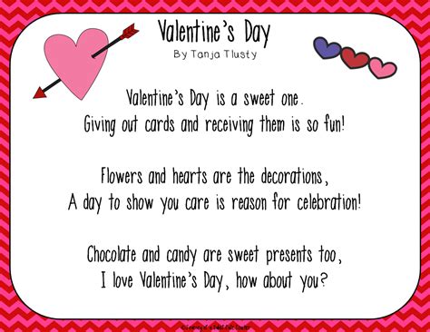 valentine's day poems for teachers from kids