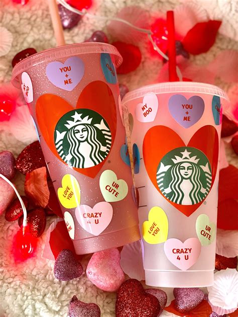 Valentines Day cup Lady bug starbucks cup Valentines day Etsy
