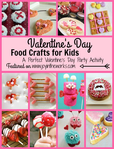 valentine food crafts for kids