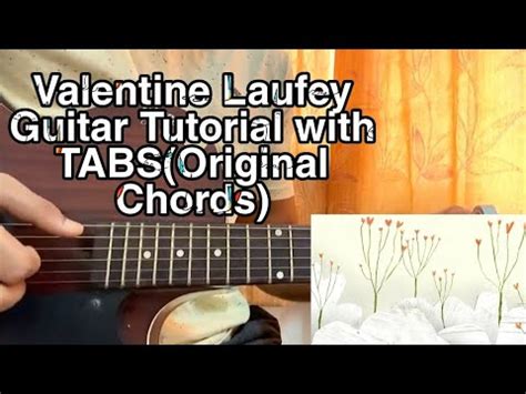 valentine laufey guitar tabs