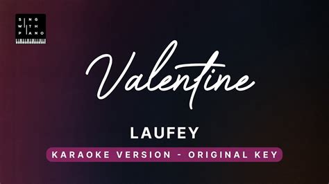 valentine laufey lyrics karaoke