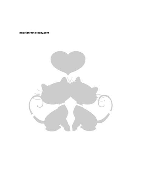 Valentine Printable Stencils