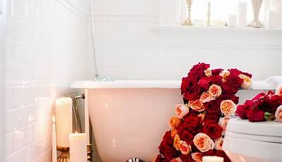 Valentines Bath Tub Photoshoot