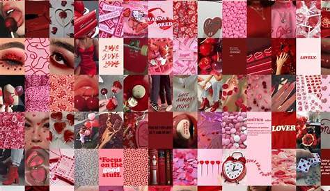 Pink Valentines Collage Wallpapers Wallpaper Cave