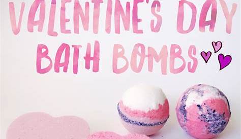 Valentines Day Bath Bombs Diy Homemade Valentine's Kid Safe