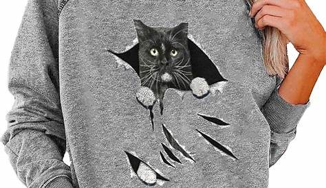 Valentines Day Cat Sweatshirt