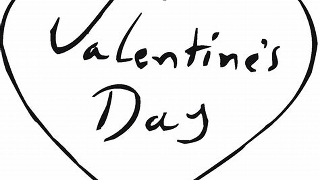 Unveiling the Treasures of Valentine's Day Clip Art in Black and White