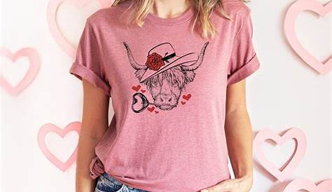 Cow Lovely TShirt Valentines Day Cute Hearts Valentines Day Kids