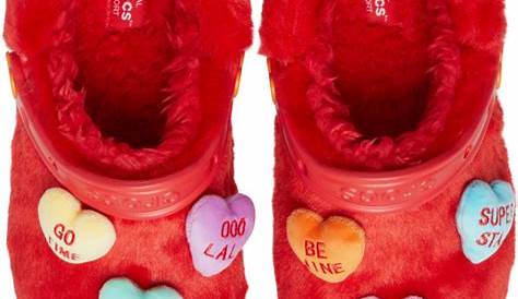 Crocs x Sweethearts Get Romantic With Furry Valentine’s Day Clogs