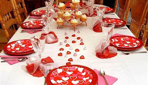 Valentines Day Dinner Table Decor Some Good Ideas Here For A More