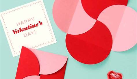 Valentines Day Envelope Decor DIY Heart Card Step By Step Valentine Crafts
