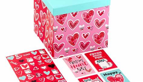 Hallmark Valentines Day Cards for Kids and Mailbox for Classroom