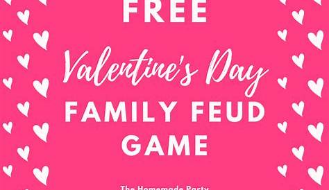 Valentines Day Family Feud Printable Valentine's Trivia Powerpoint Game Etsy