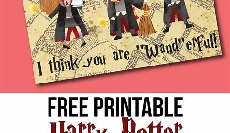 Harry Potter Valentine's Day cards