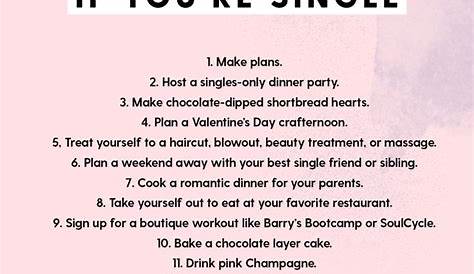 Valentines Day Ideas When Single