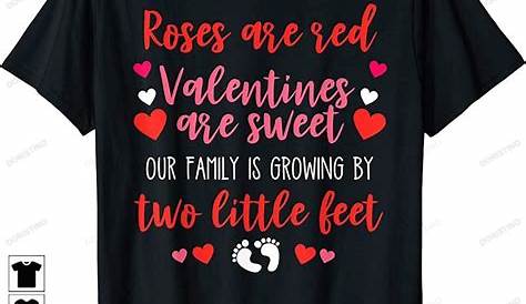 Valentines Day Pregnancy Announcement Shirt Growing Our Etsy