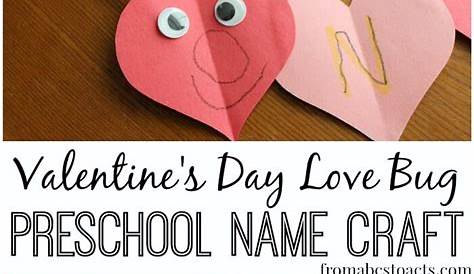 Valentines Day Prek Crafts February Preschoolers Preschool Valentine Projects February