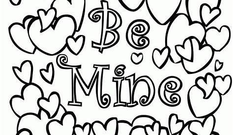 Valentines Day Printable Coloring Pages
