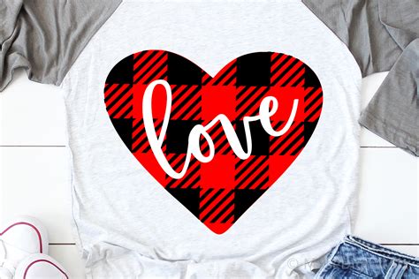 Dxf Valentines Heart Sublimation Designs Downloads Silhouette Shirt